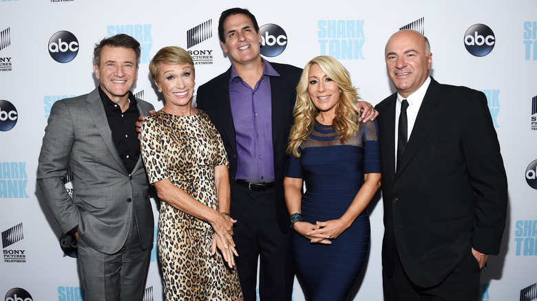 Shark Tank cast Kevin O'Leary, Mark Cuban, Robert Herjavec, Lori Greiner, Barbara Corcoran