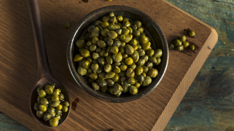 Bowl of capers