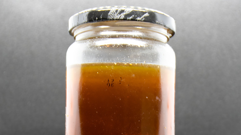 Jar of bacon grease