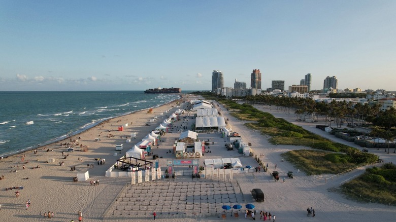Aerial view of SOBEWFF