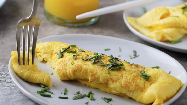 Martha Stewart's perfect French omelet