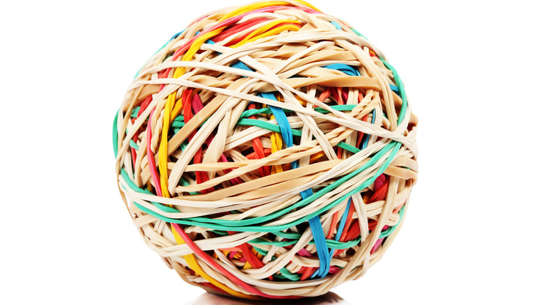 Large ball of rubber bands