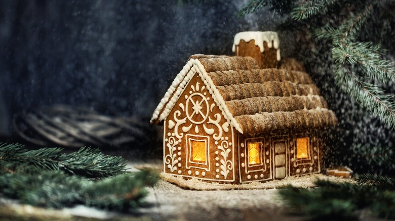 a gingerbread house