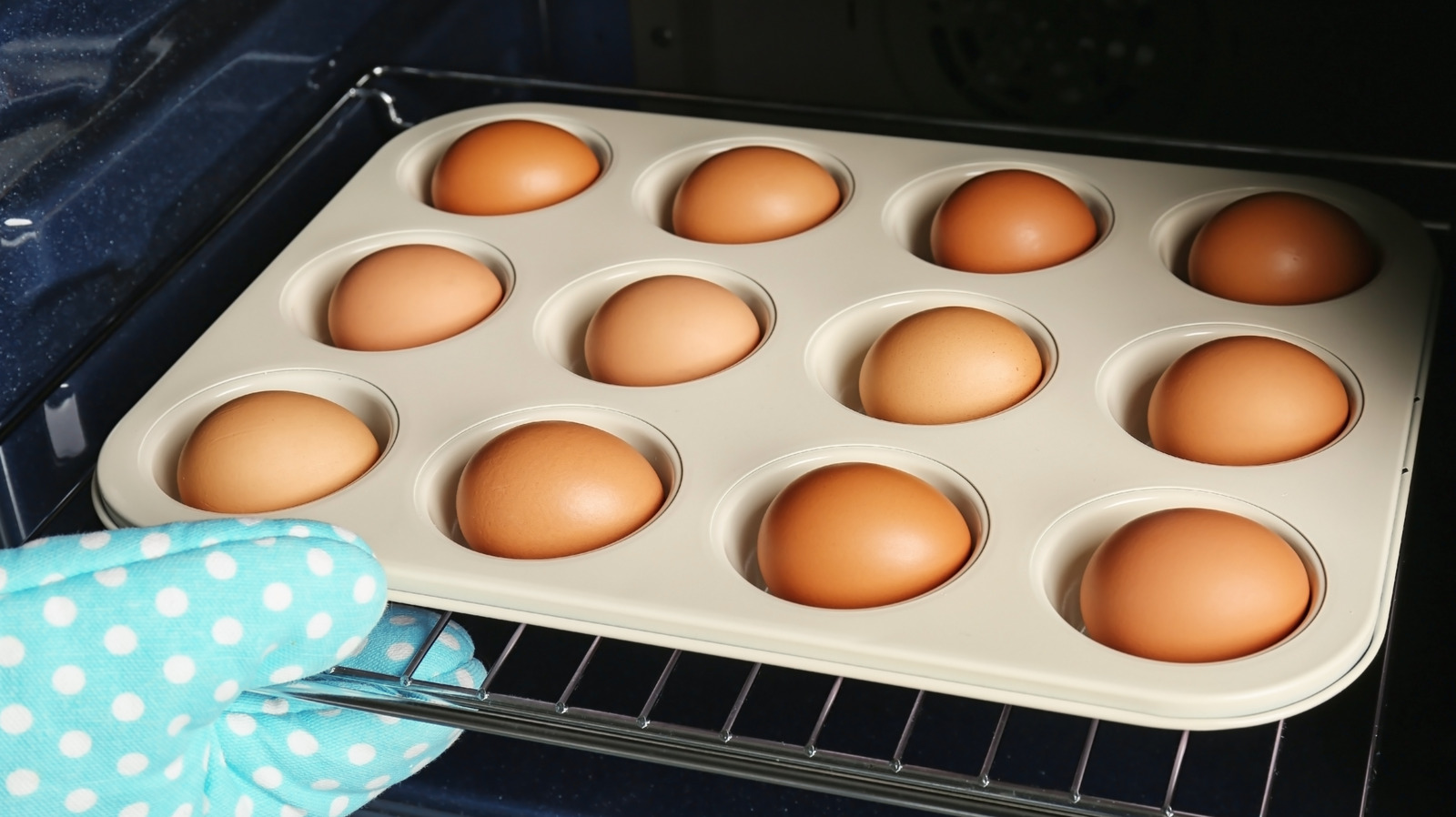 Muffin Tins Are The Perfect Pan For Shortcut 'Hard-Boiled' Eggs