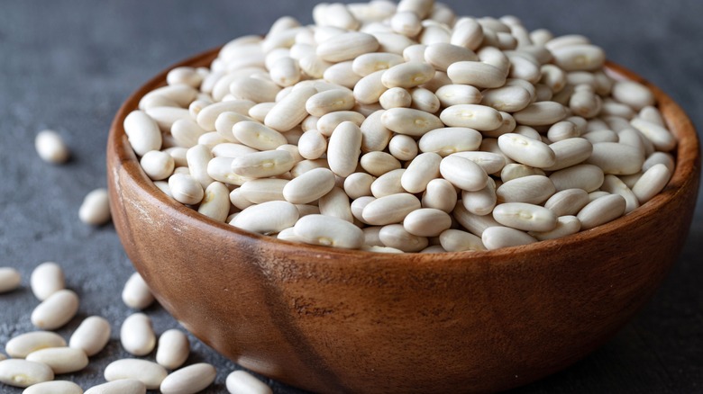 Bowl of white beans