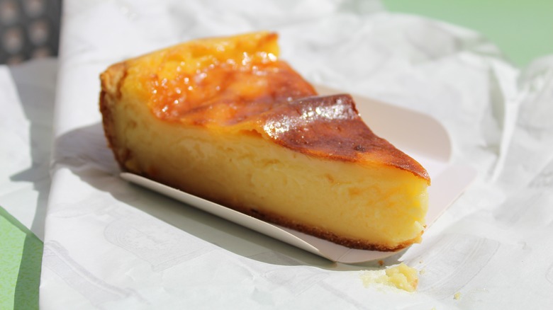Slice of a custard pie 