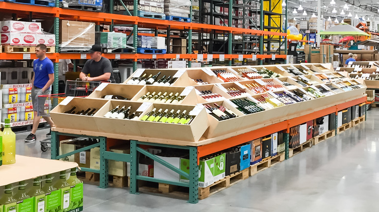 Costco alcohol section