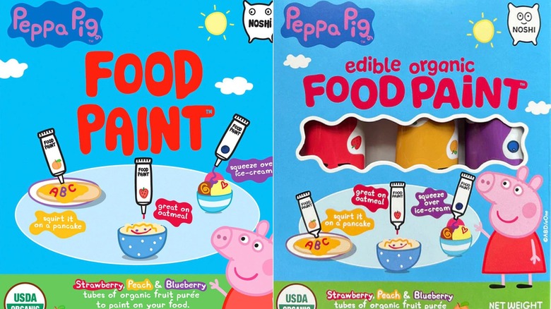 Peppa Pig packaging before and after Shark Tank