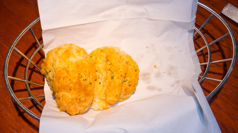 Basket of Red Lobster biscuits