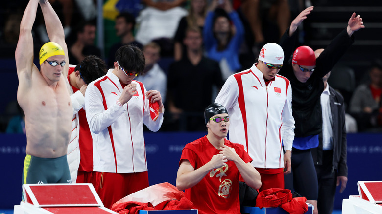 Chinese Olympic swimmers