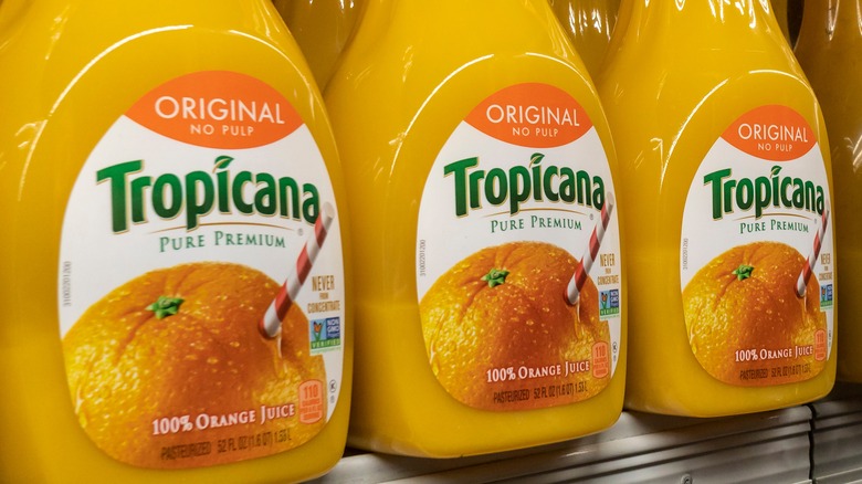 Different brands of orange juice hotsell