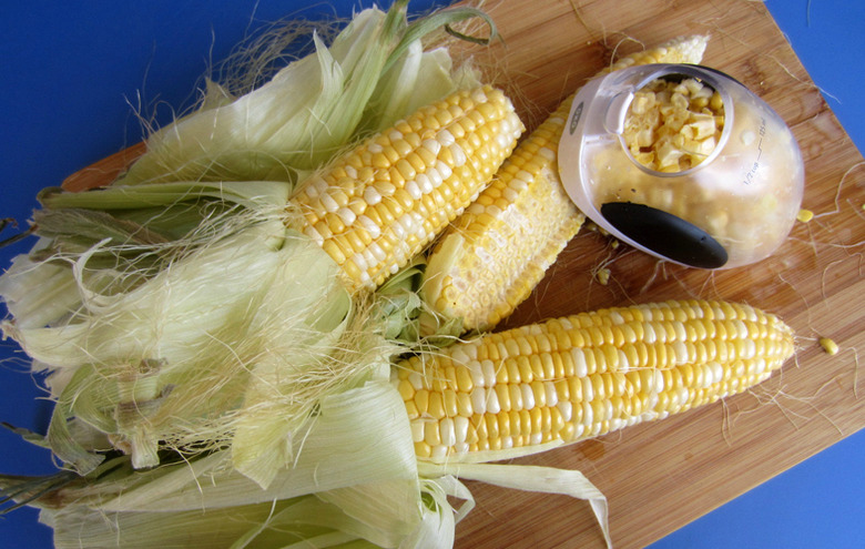 OXO's Corn Prep Peeler Strips Fresh Corn off the Cob with Ease