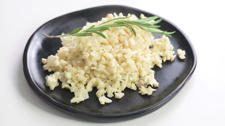 Palmini rice made from hearts of palm
