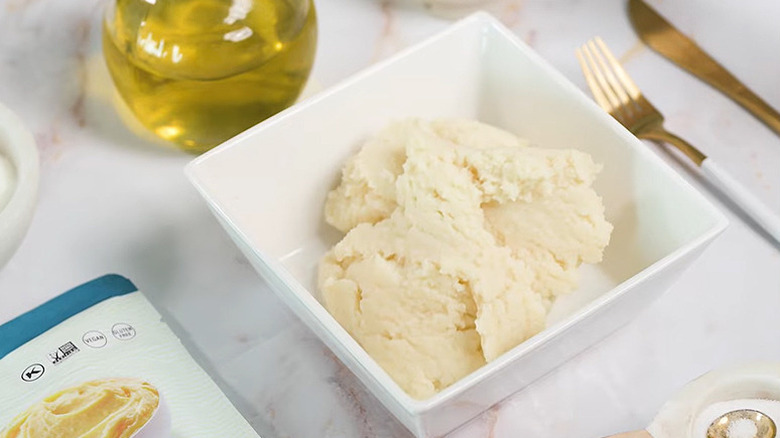 Palmini mashed potatoes made from hearts of palm