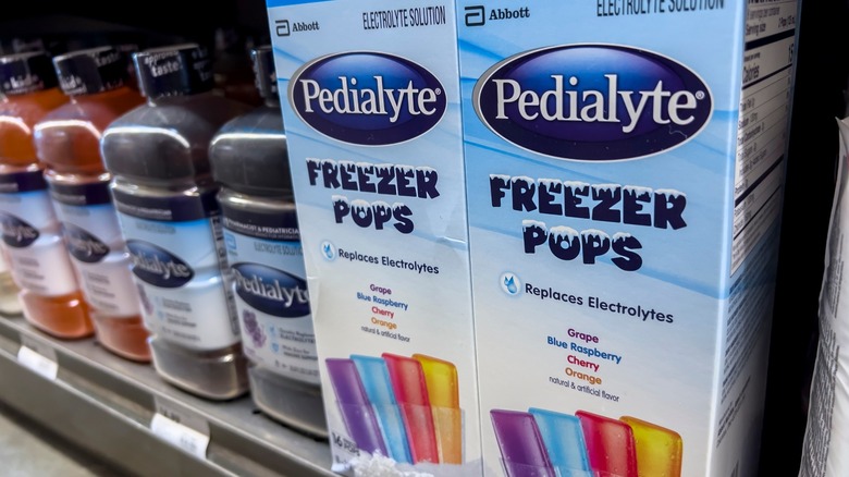 Pedialyte freezer pops