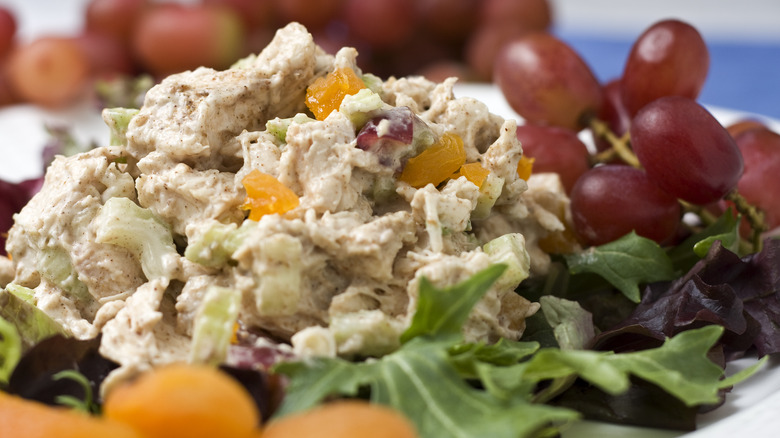 chicken salad with fruit