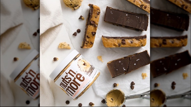 Cookie dough bars and peanut butter flavor of nuts 'n more
