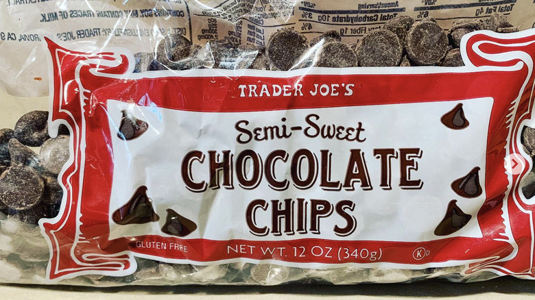Bag of Trader Joe's Semi-Sweet Chocolate Chips