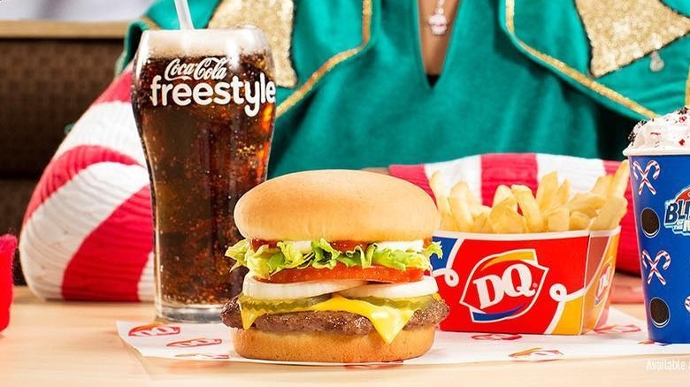 Dairy Queen burger