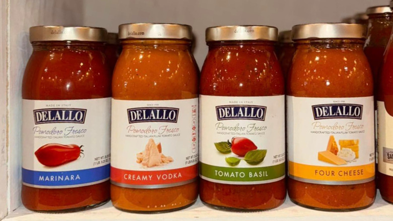Line of DeLallo sauces