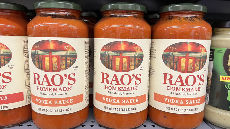 Jars of Rao's Homemade Vodka Sauce