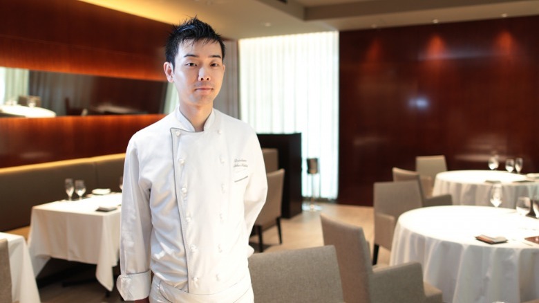 Chef at the Michelin-starred Quintessence restaurant in Tokyo, Japan 