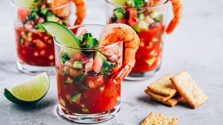 Mexican shrimp cocktail