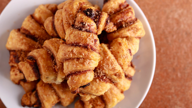 A plate of rugelach