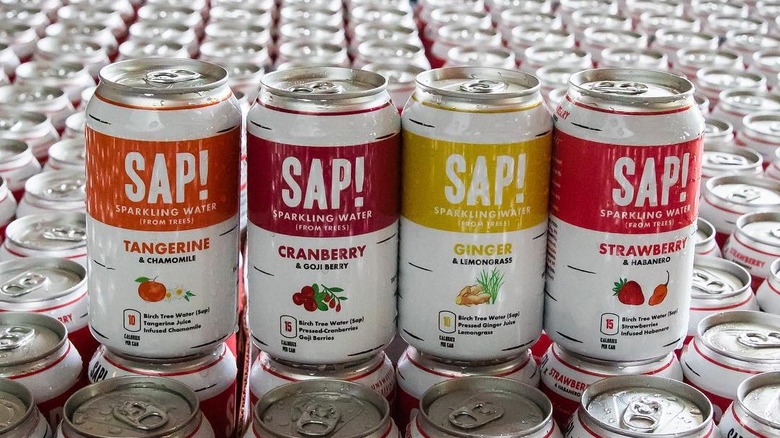 Sap! stacked in various fruit flavors