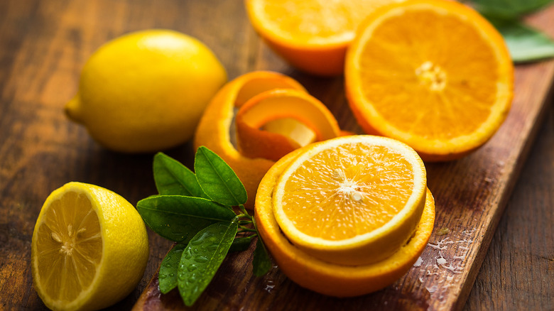 Oranges and lemons on board