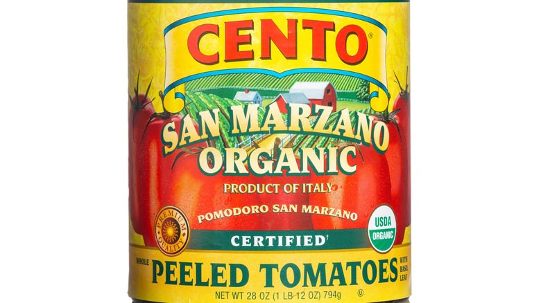 Canned San Marzano tomatoes