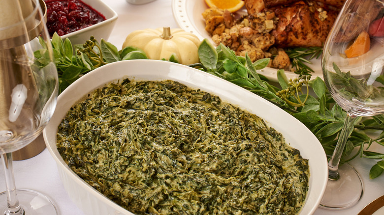 Ruth's Chris creamed spinach at home