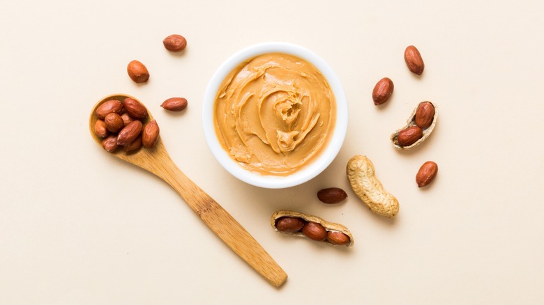 peanut butter, nuts