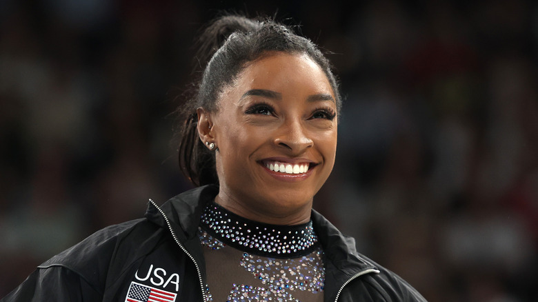 Simone Biles smiling