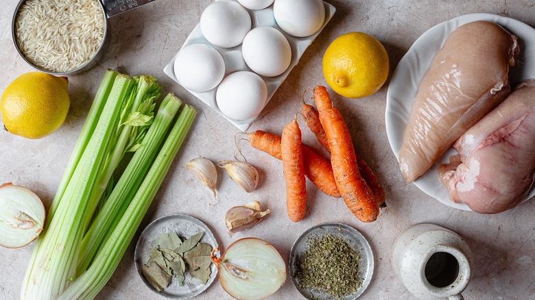 ingredients for avgolemono