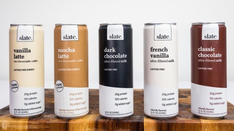 Slate chocolate milk line