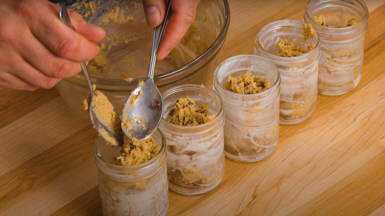 Sous vide cookie containers