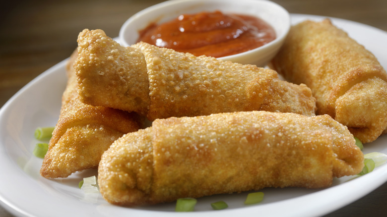 fried egg rolls