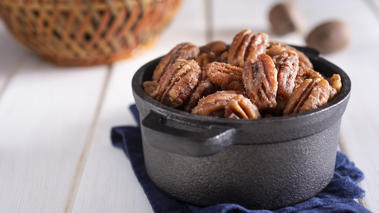 bowl of pecans