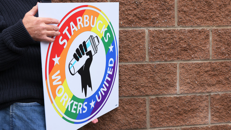 Starbucks Workers United sign