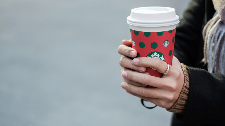 Starbucks red to go cup