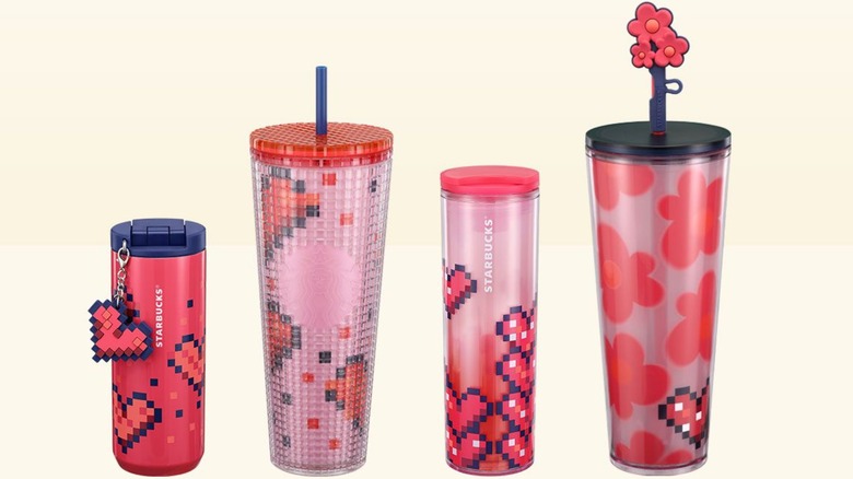 new Starbucks Valentine's Day tumblers and cups