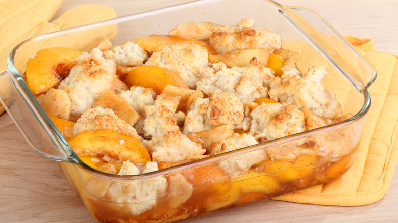 peach cobbler