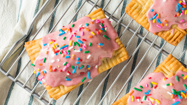 Homemade Pop-Tarts with sprinkles