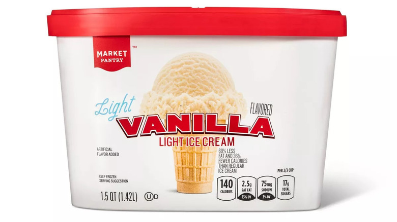 Target Market Pantry Light Vanilla Flavored Ice Cream