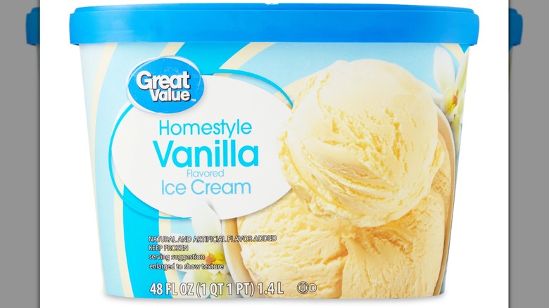 Walmart Great Value Homestyle Vanilla Flavored Ice Cream