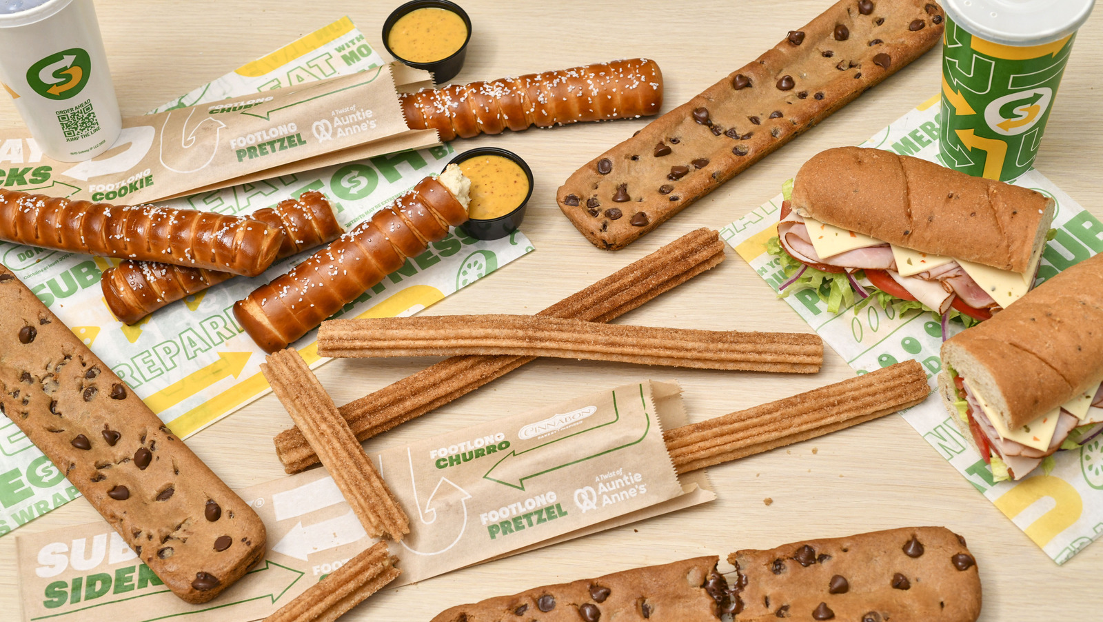 Subway Debuts Footlong Churros And Pretzels In New Sidekicks Menu