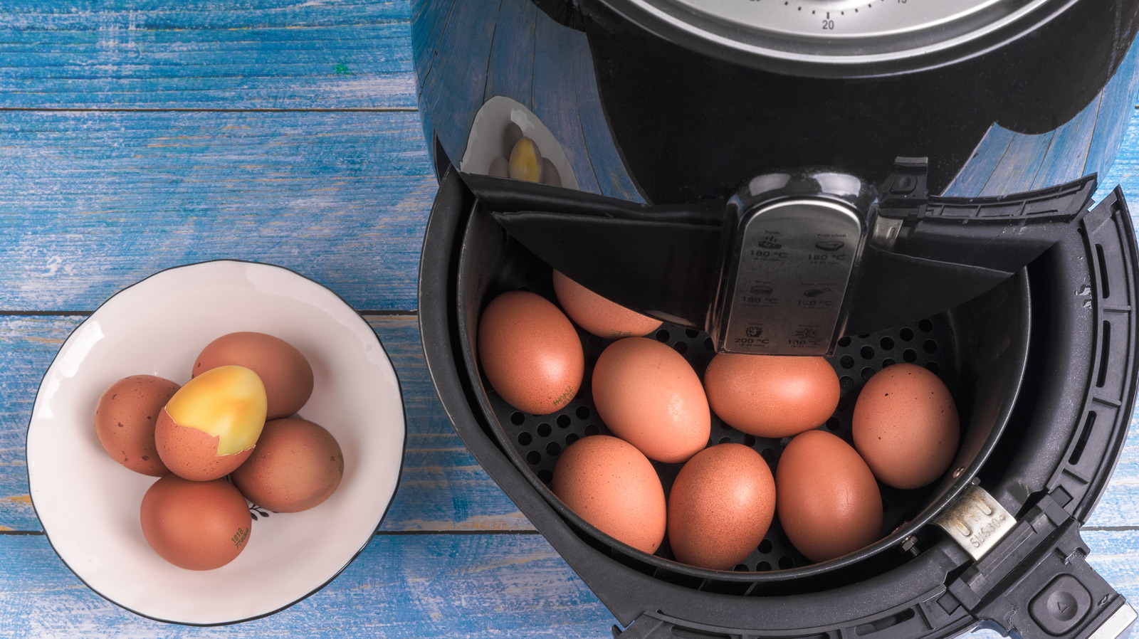 Air Fryer Eggs in a Basket