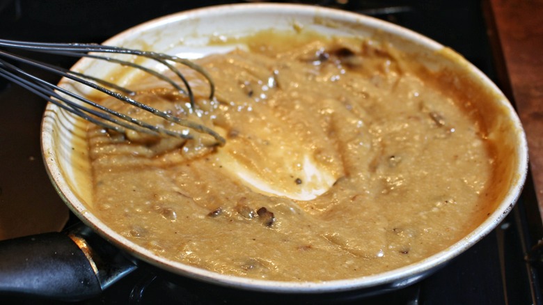 tamarind curd in pan