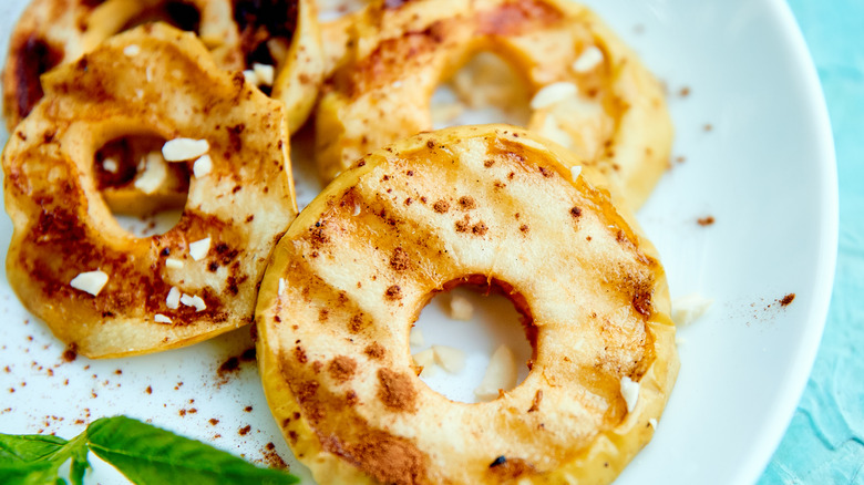 grilled apples